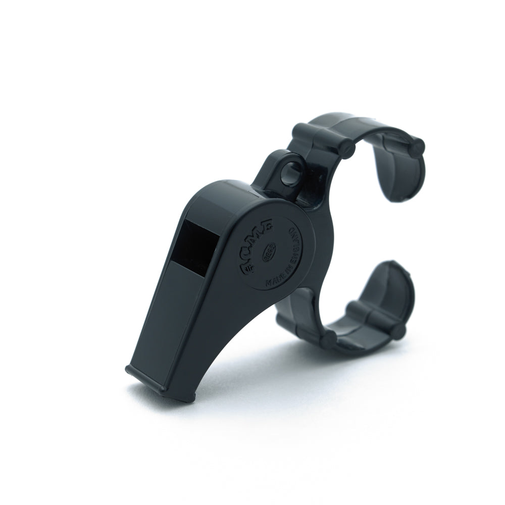 Hand-held silicone 477/660 safety whistle